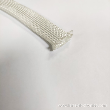 OEM hard-wearing good toughness quartz fiber braided sleeve